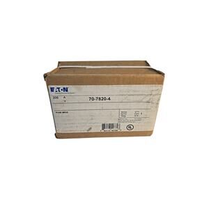 Eaton 70-7820-4 Fuse Base 200 A Replacement Electrical Fuse Holder OEM